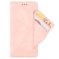 Cardholder Serie OnePlus 10T/Ace Pro Plånboksfodral - Rosa