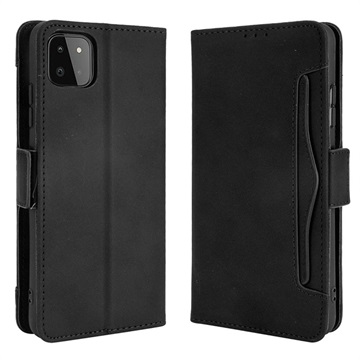 Cardholder Series Samsung Galaxy A22 5G, Galaxy F42 5G Plånboksfodral - Svart