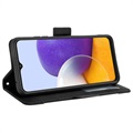 Cardholder Series Samsung Galaxy A22 5G, Galaxy F42 5G Plånboksfodral - Svart