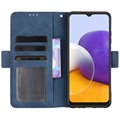 Cardholder Series Samsung Galaxy A22 5G, Galaxy F42 5G Plånboksfodral - Blå