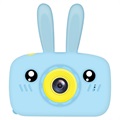 Cartoon HD Kamera för Barn med 3 Spel - 12MP - Kanin / Blå