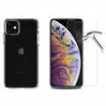 iPhone 11 Skal med 2x Härdat Glas Skärmskydd - 9H