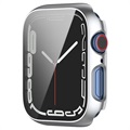 Apple Watch Series 7 Skal med Härdat Glas Skärmskydd - 45mm - Silver