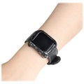 Apple Watch Series SE/6/5/4 Skal med Zirkon Dekoration - 40mm - Svart
