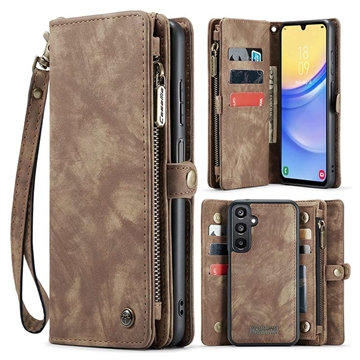 Samsung Galaxy A16 5G Caseme 008 2-i-1 Multifunktionell Plånboksfodral - Brun