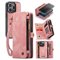 iPhone 15 Pro Caseme 2-i-1 Multifunktionell Plånboksfodral - Rosa