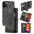 Caseme 2-i-1 Multifunktionell iPhone 12/12 Pro Plånboksfodral (Öppen Förpackning - Utmärkt) - Svart