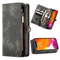 Caseme 2-i-1 Multifunktionellt iPhone 12 mini Plånboksfodral - Svart