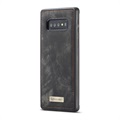 CaseMe 2-i-1 Multifunktionell Samsung Galaxy S10+ Plånboksfodral - Grå