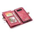 Caseme 2-i-1 Multifunktionell Samsung Galaxy S10+ Plånboksfodral - Röd