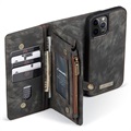 Caseme 2-i-1 Multifunktionell iPhone 12/12 Pro Plånboksfodral