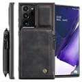 Caseme C20 Blixtlås Ficka Samsung Galaxy Note20 Ultra Skal - Svart