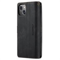 Caseme C30 Multifunktionell iPhone 14 Plånboksfodral - Svart