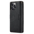 Caseme C30 Multifunktionell iPhone 14 Pro Plånboksfodral - Svart