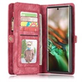 Caseme Multifunktionell Samsung Galaxy Note10+ Plånboksfodral - Röd