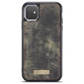 Caseme 2-i-1 Multifunktionell iPhone 11 Plånboksfodral - Grå