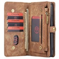 Caseme 2-i-1 Multifunktionell iPhone 11 Pro Max Plånboksfodral - Brun