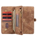 Caseme 2-i-1 Multifunktionell iPhone 11 Pro Max Plånboksfodral - Brun
