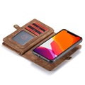 Caseme 2-i-1 Multifunktionell iPhone 11 Pro Max Plånboksfodral - Brun