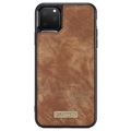 Caseme 2-i-1 Multifunktionell iPhone 11 Pro Max Plånboksfodral - Brun