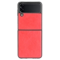 Samsung Galaxy Z Flip3 5G Belagt Plastskal - Röd