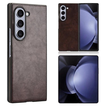 Samsung Galaxy Z Fold6 Belagt Plastskal - Brun
