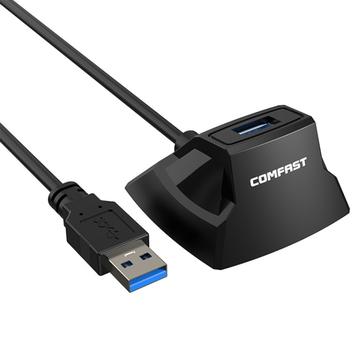 Comfast CF-U318 USB 3.0 förlängningskabel - 1.2m - Svart