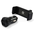 Conceptronic CARDEN CUSBCAR2AKIT 2-Port USB Billaddare Kit - Svart