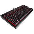 Corsair Gaming K63 mekaniskt tangentbord för spel - rött ljus - svart