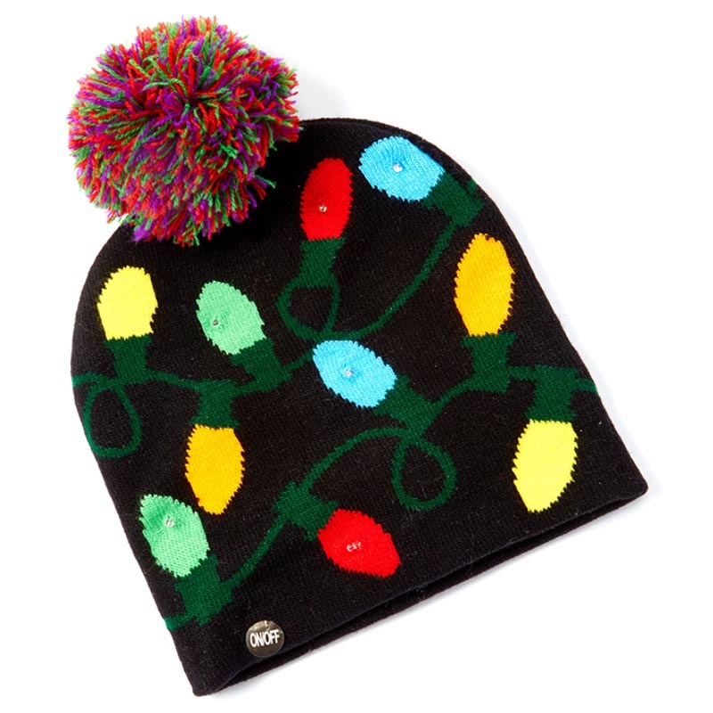 Mysig Vinter Beanie Mössa med LED-ljus