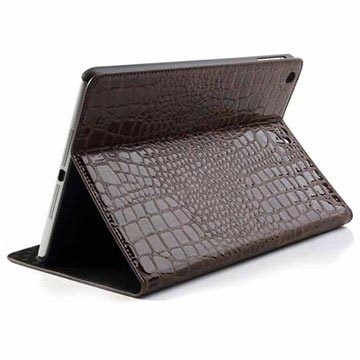 iPad Air Folio Fodral - Crocodile - Brun