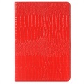 Crocodile Samsung Galaxy Tab S7+/S8+ Smart Foliofodral - Röd