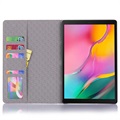 Samsung Galaxy Tab S5e Foliofodral - Crocodile - Svart