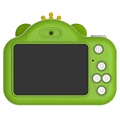 Cute Zoo Dual-Lens Barn Digitalkamera med 32GB Minneskort - 20MP - Groda
