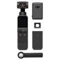 DJI Pocket 2 4K Kamera med Stabilisering och Ansiktsspårning - 64MP - Svart