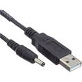 DeLock USB-kabel med strömkontakt 3,5 mm - 1,5 m