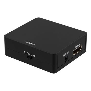 Deltaco HDMI ljuduttag - digitalt eller analogt