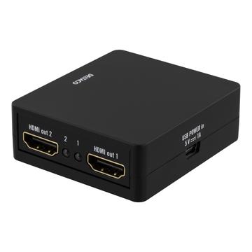 Deltaco HDMI Splitter 1 x 2 - 1080p Full HD - Svart