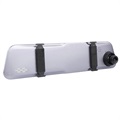 Dual Lens Vidvinkel Full HD Spegel Dashcam & HD Backkamera