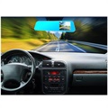 Dual Lens Vidvinkel Full HD Spegel Dashcam & HD Backkamera
