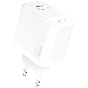 Dudao A28 45W GaN USB-C väggladdare - vit