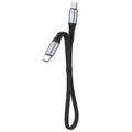 Dudao L10C Power Delivery USB-C-kabel - 100W snabbladdning, 0.23m - Svart