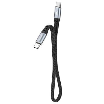 Dudao L10C Power Delivery USB-C-kabel - 100W snabbladdning, 0.23m - Svart