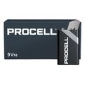 Duracell Procell 6LR61/9V Alkaliska batterier 673mAh - 10 st.