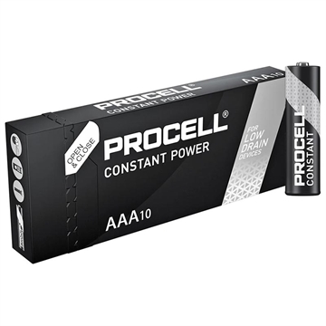 Duracell Procell LR03/AAA alkaliska batterier 1200mAh - 10 st.