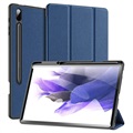 Dux Ducis Domo Samsung Galaxy Tab S7+ Tri-Fold Foliofodral - Blå