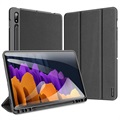 Dux Ducis Domo Samsung Galaxy Tab S7/S8 Tri-Fold Fodral - Svart