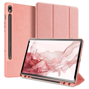 Samsung Galaxy Tab S9 Dux Ducis Domo Tri-Fold Smart Foliofodral - Rosa