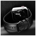 Dux Ducis Apple Watch Series 7/SE/6/5/4/3/2/1 Läderarmband  - 41mm/40mm/38mm - Svart