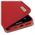 Dux Ducis Wish Series iPhone 11 Pro Max Läder Plånboksfodral - Röd
